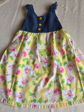 Penelope Mack Navy & Yellow Floral Sundress